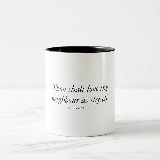 Bible Verse coffee cup (Center)