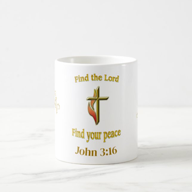 Bible verse color morph mug  (Center)