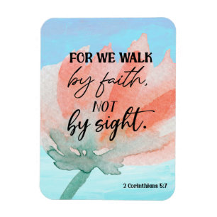 Bible verse Corinthians Floral scripture Magnet