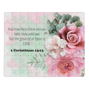 Bible Verse Corinthians scripture Jigsaw Puzzle