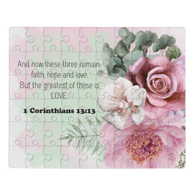 Bible Verse  Corinthians scripture Jigsaw Puzzle (Puzzle Horizontal)