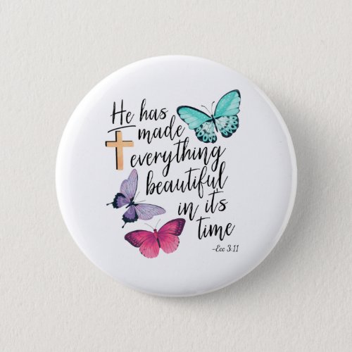 Bible Verse Cross Ecclesiastes Ecc Scripture Button