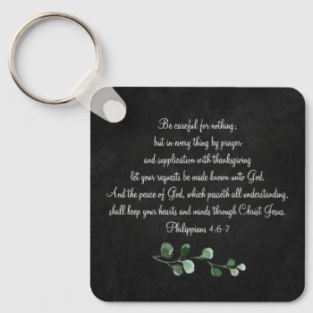 Bible Verse Custom Christian Gift Keychain by Christian_Soldier at Zazzle
