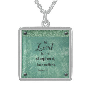 Bible Verse Custom Made Sterling Silver Necklace