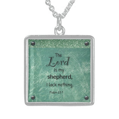 Bible Verse Custom Made Sterling Silver Necklace