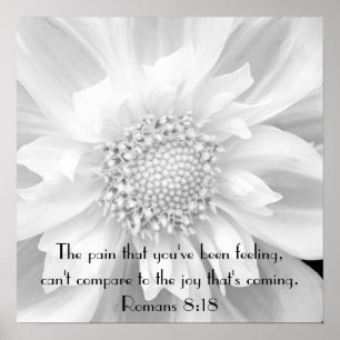Bible verse encouragement Romans 8:18 poster
