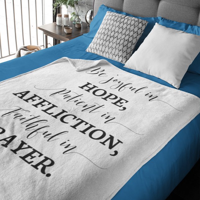 Bible verse  fleece blanket (Creator Uploaded)