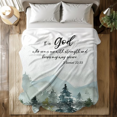 Bible verse  fleece blanket