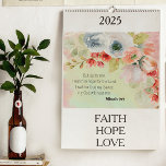 Bible Verse Floral  Calendar 2025<br><div class="desc">The Bible Verse Floral Calendar 2025 is a beautiful and inspiring way to stay organized throughout the year, featuring a unique floral design and uplifting Bible verses for each month. Each month includes a carefully selected Bible verse to inspire and uplift. Features delicate floral designs that vary with each season,...</div>