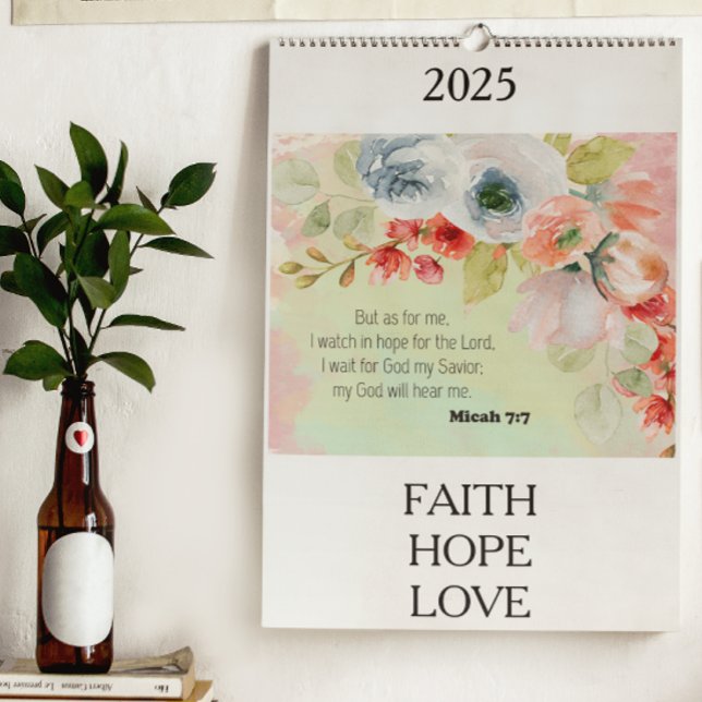 Bible Verse Floral  Calendar 2025 (Creator Uploaded)