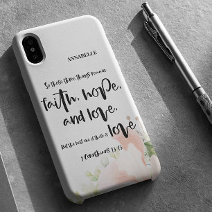 Bible Verse Floral iPhone 16 Case
