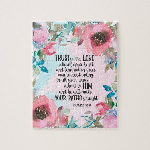 Bible verse floral Puzzle