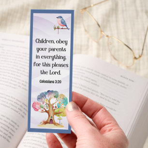 Bible Verse For Kids Bookmarks