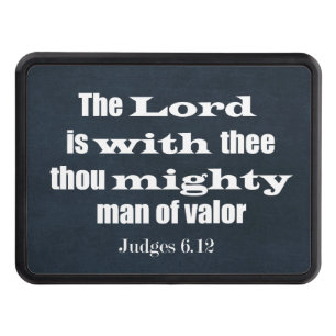 Bible Verse for Men Hitch Cover
