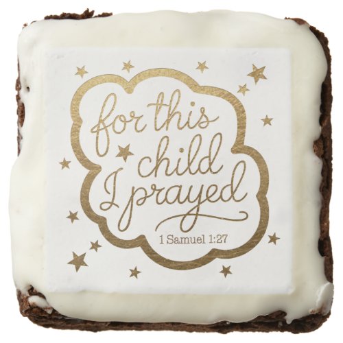 Bible verse from 1 Samuel 127 Brownie