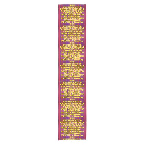 Bible verse from 2 Timothy 215 Short Table Runner