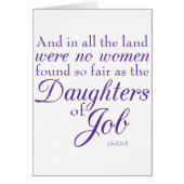 Bible Verse from Book of Job (Front)