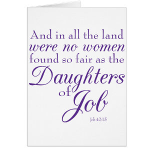 Bible Verse from Book of Job Cards