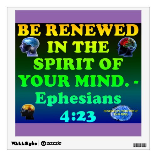 Bible verse from Ephesians 423 Wall Sticker