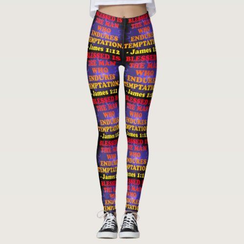 Bible verse from James 112 Leggings