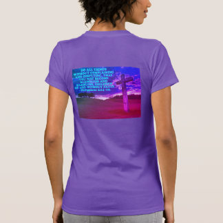 Bible verse from Philippians 2:14-15. T-Shirt