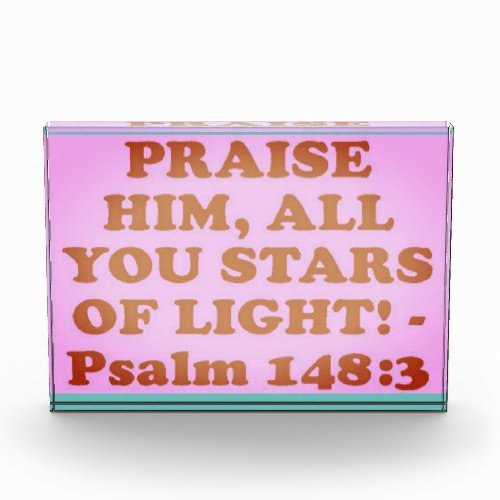 Bible verse from Psalm 1483 Photo Block