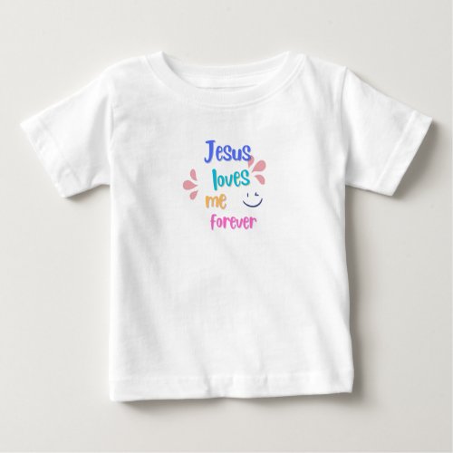 Bible verse Gift idea _ Jesus loves me Baby T_Shirt