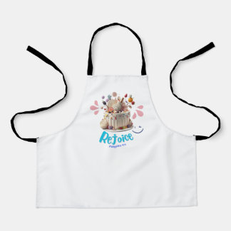 Bible verse Gift idea - Rejoice in the Lord Apron