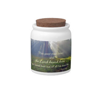 Bible Verse Gratitude or Candy/Treat  Jar