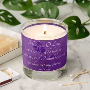 Bible Verse Healing Candle