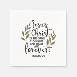Bible verse Hebrews Napkins