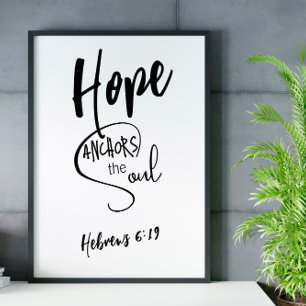 Bible verse Hebrews Poster
