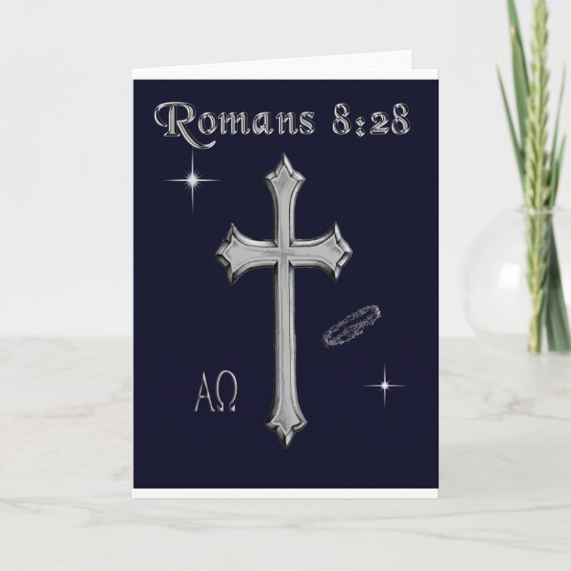 Bible verse holiday card (Front)