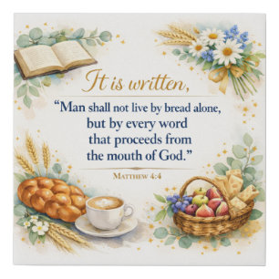 Bible Verse Home Decor, Messianic Jewish Wall Art