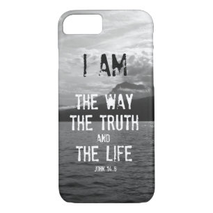 Bible Verse: I am the Way, Truth, Life iPhone 8/7 Case