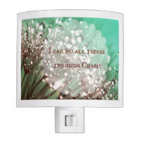 Bible Verse: I can do all things through Christ Night Light