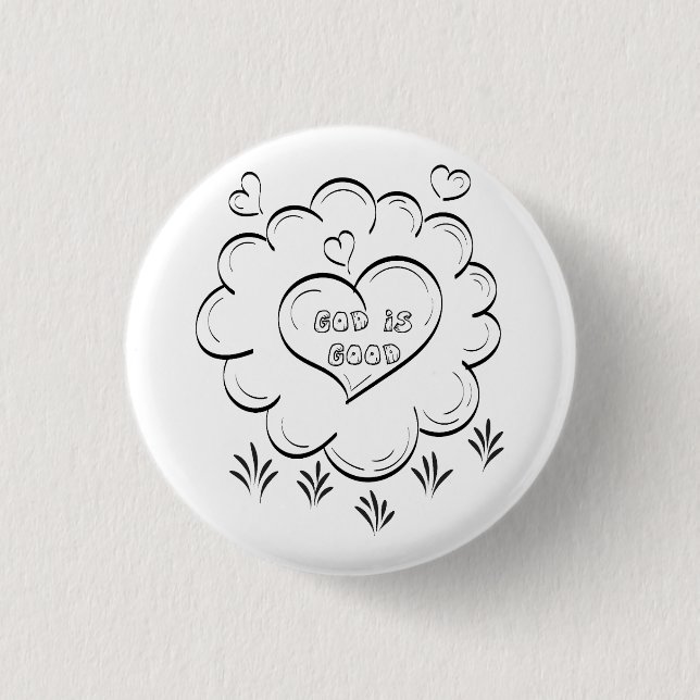 Bible Verse Illustration  Button (Front)