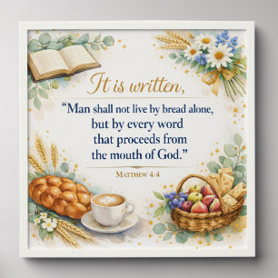 Bible Verse Inspirational Quote Encouragement Peel And Stick Photo Tile