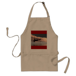 Bible Verse Isaiah 40: 28-31 with Eagle Adult Apron