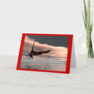 Bible Verse Isaiah 40: 28-31 with Eagle Card