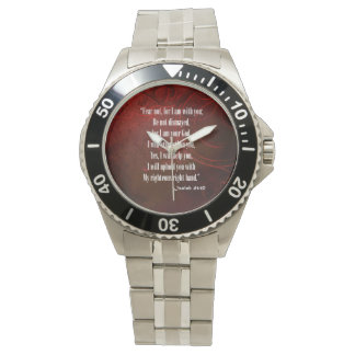 Bible Verse Isaiah 41 10 Wrist Watch