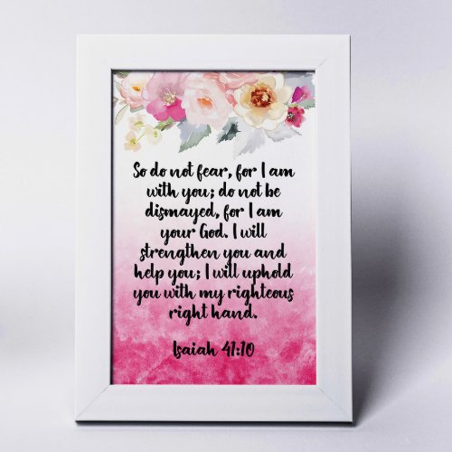  Bible Verse Isaiah Card