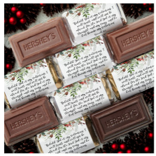 Bible verse Isaiah Christmas Hershey's Miniatures
