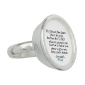Bible Verse Jeremiah 29:11 Ring (Side)