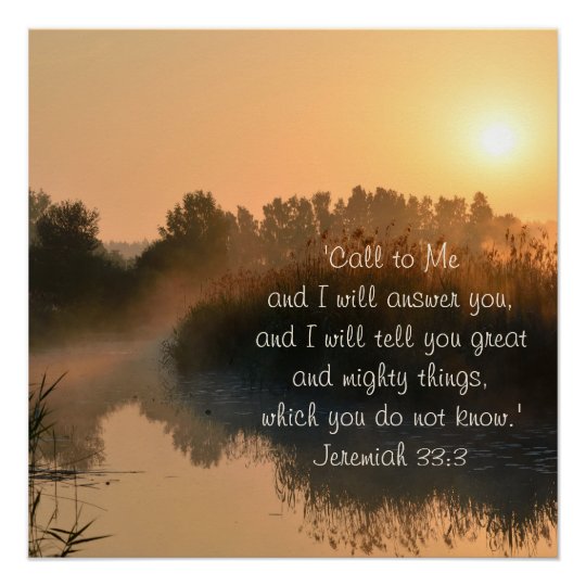 Bible Verse Jeremiah 33 3 Perfect Poster Zazzle bible-verse-jeremiah-33-3-perfect-poster-zazzle