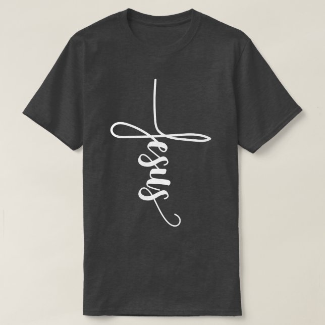 Bible Verse Jesus God Premium T-Shirt (Design Front)