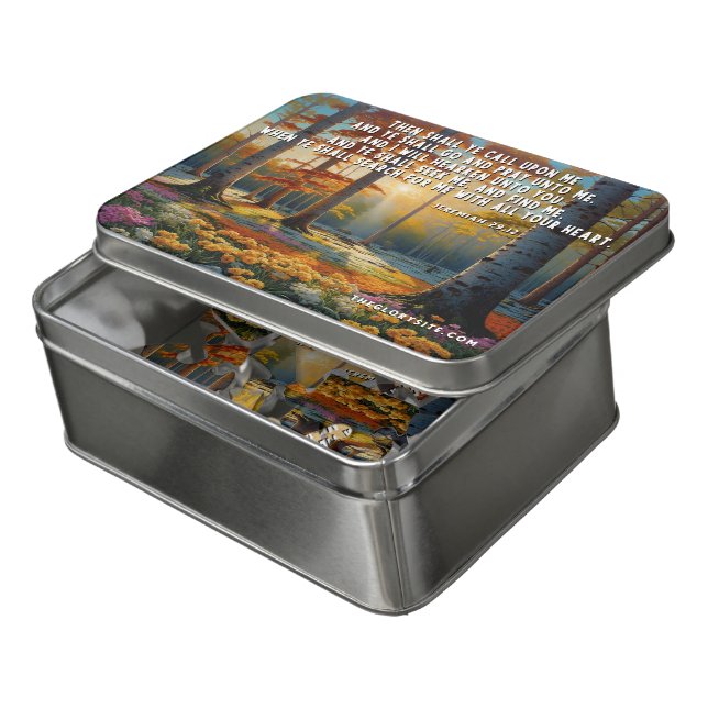 Bible Verse Jigsaw Puzzle (Lid Open)