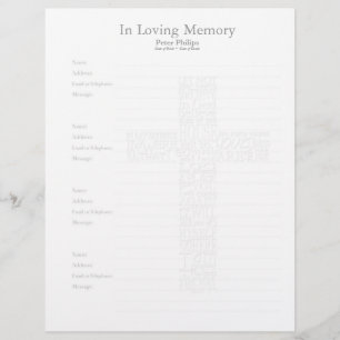 Bible verse John14 cross-shaped filigree -