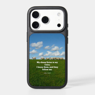 Bible verse, John 10:27, My sheep... iPhone 17 Pro Case