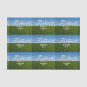 Bible verse, John 10:27, My sheep... Tissue Paper